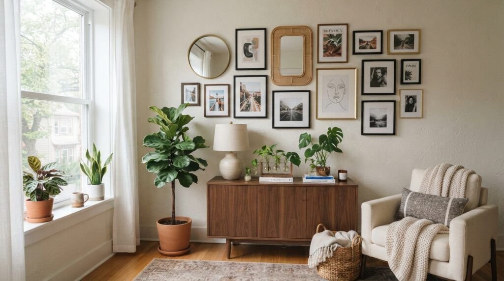 Corner Wall Gallery Ideas