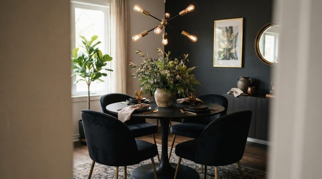 Black Nouveau Decor