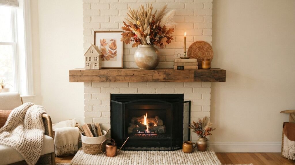 Fall Mantle Decor