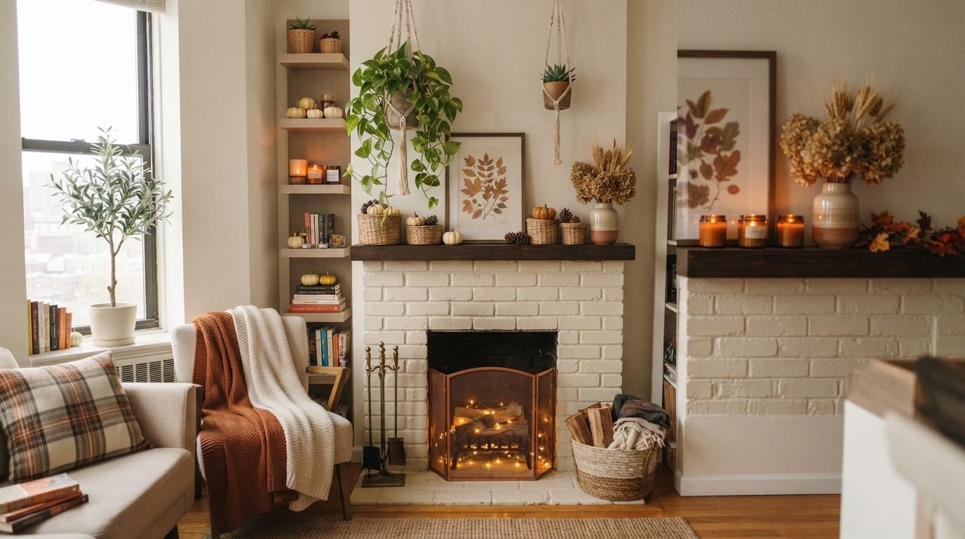 You are currently viewing 23 Fall Mantle Decor Ideas to Create a Cozy & Welcoming Home