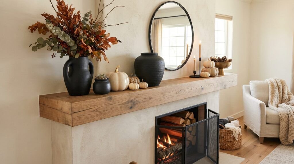 Fall Mantle Decor