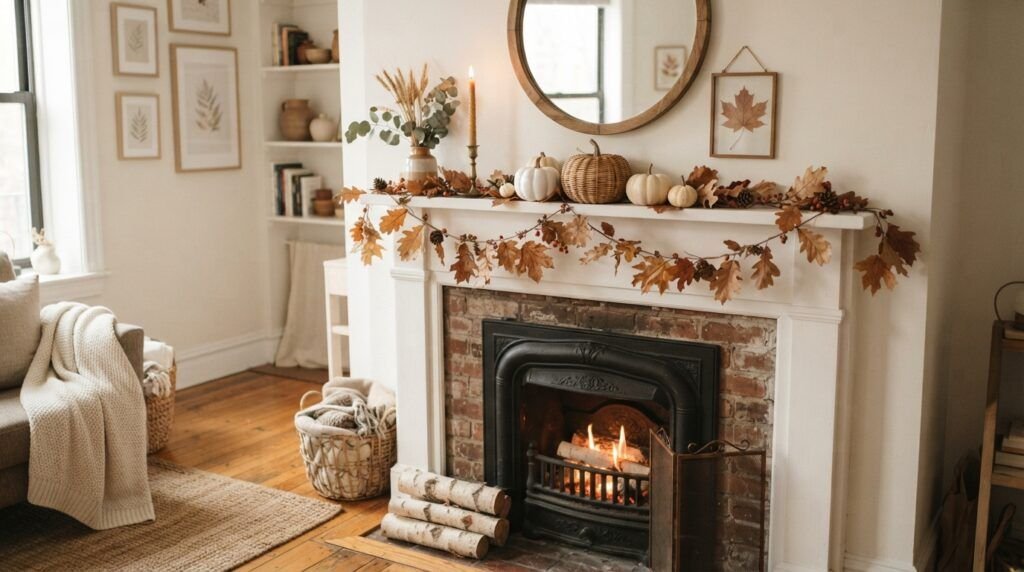 Fall Mantle Decor