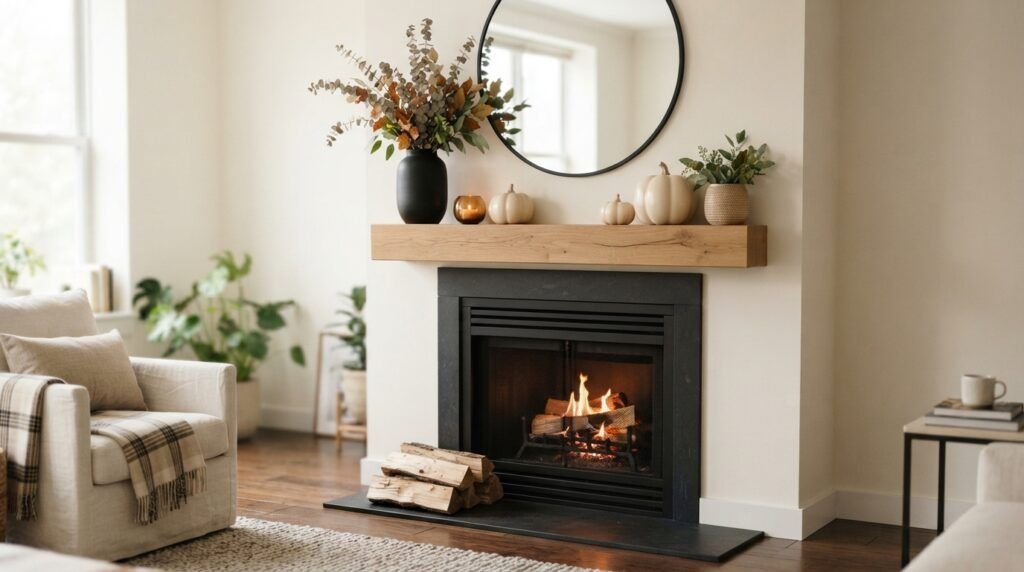 Fall Mantle Decor