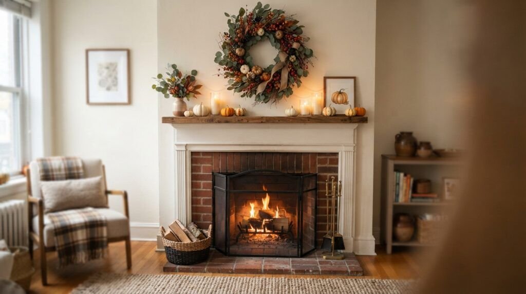 Fall Mantle Decor