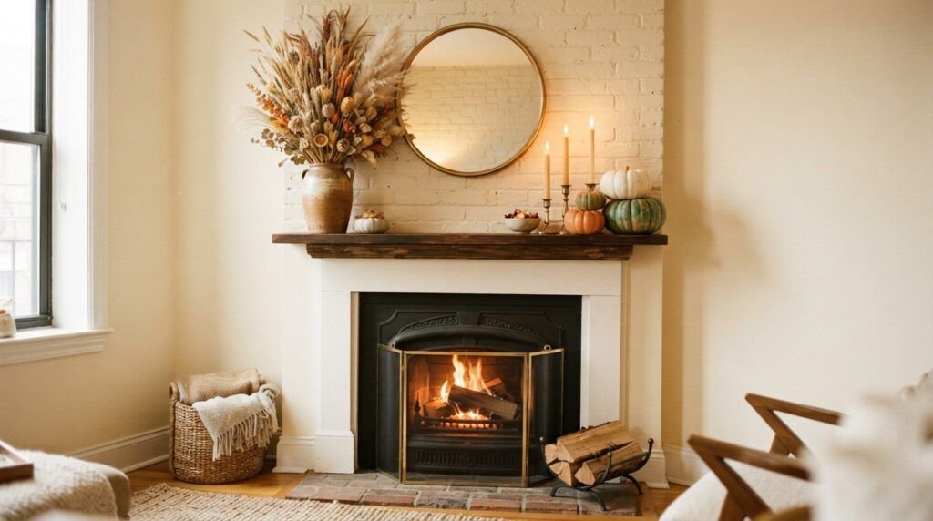 Fall Mantle Decor