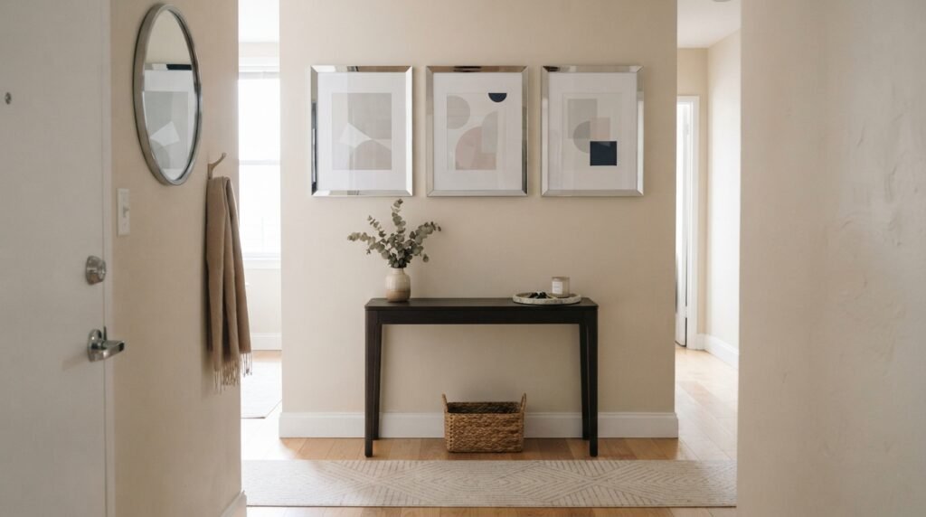 Chrome Entryway Decor Ideas