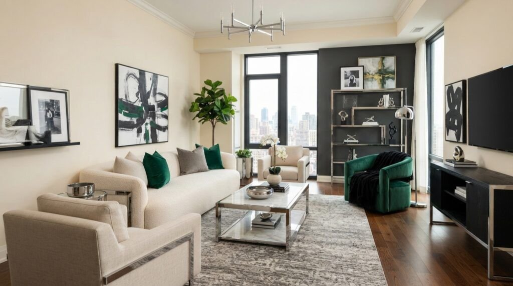 Chrome Living Room