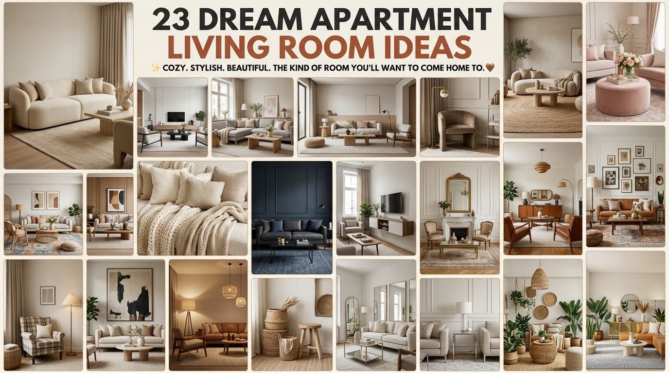 You are currently viewing 23 Dream Apartment Living Room Ideas for a Beautiful Home