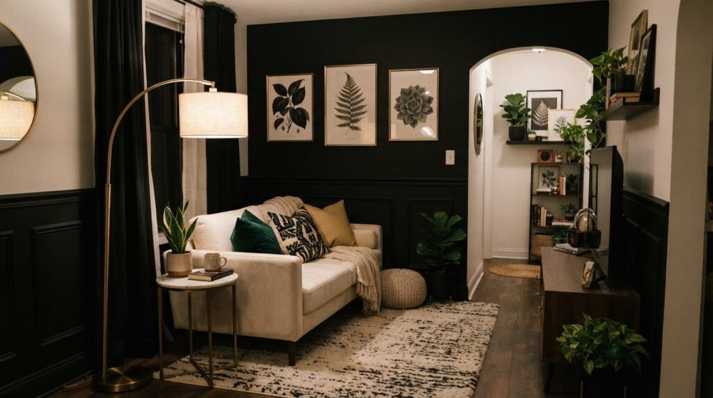 Black Nouveau Decor