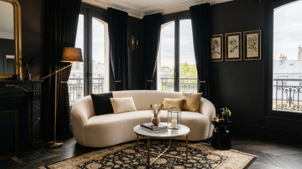 Black Nouveau Decor