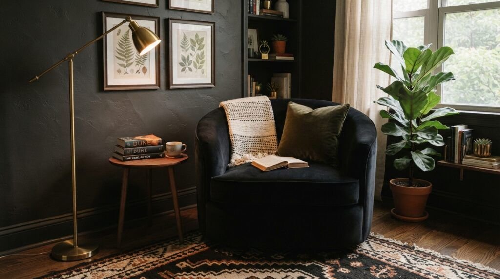 Black Nouveau Decor