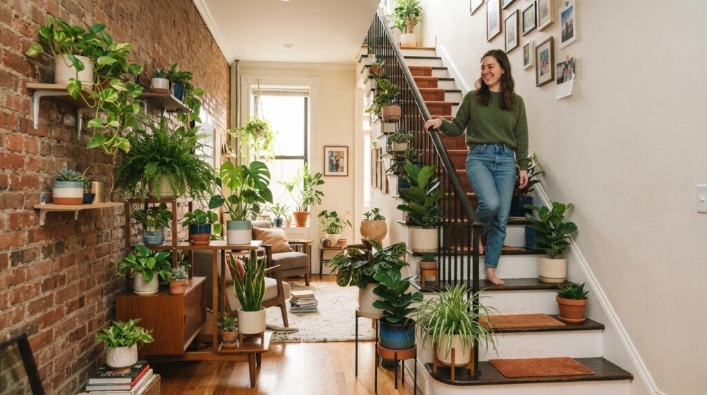 Indoor Staircase Garden