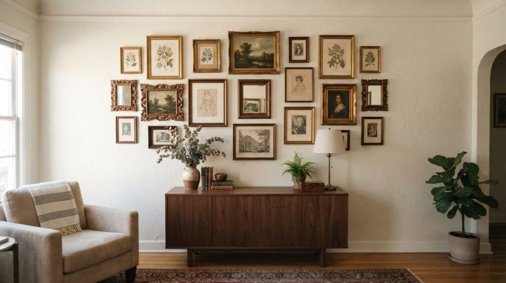 Vintage Inspired Gallery Wall Ideas