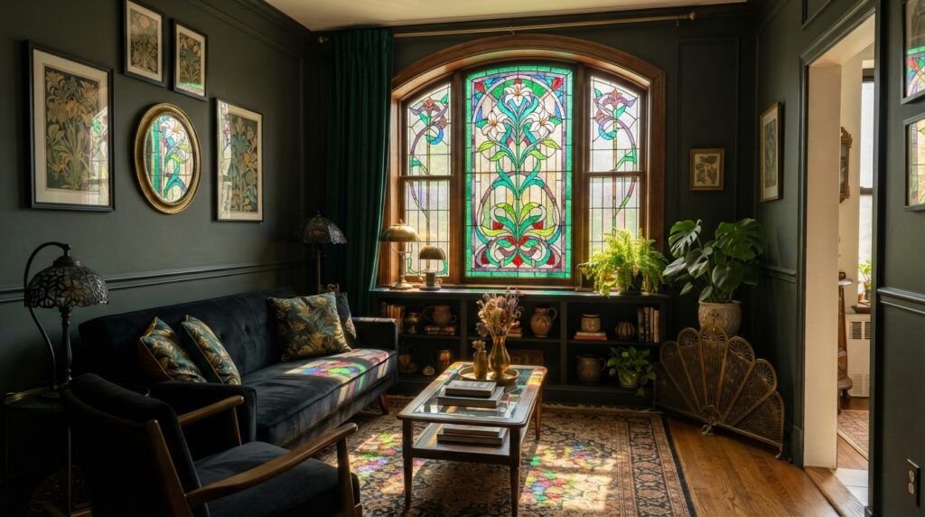 Black Nouveau Decor