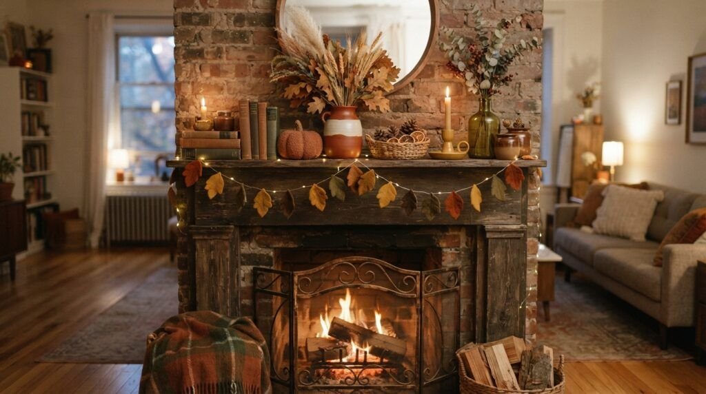 Fall Mantle Decor