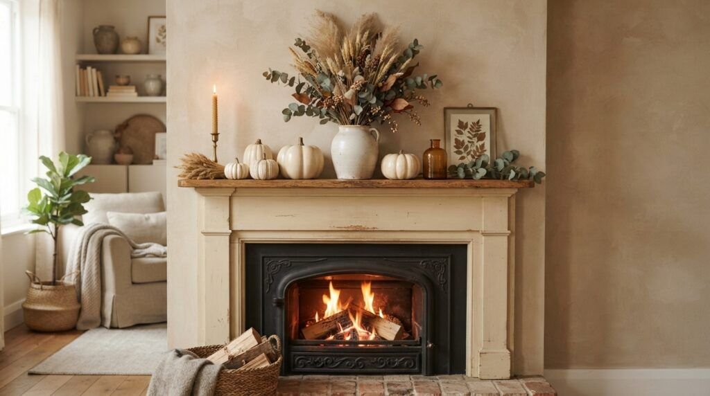 Fall Mantle Decor