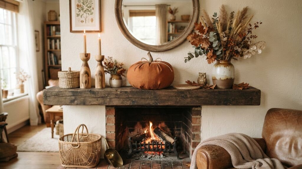 Fall Mantle Decor