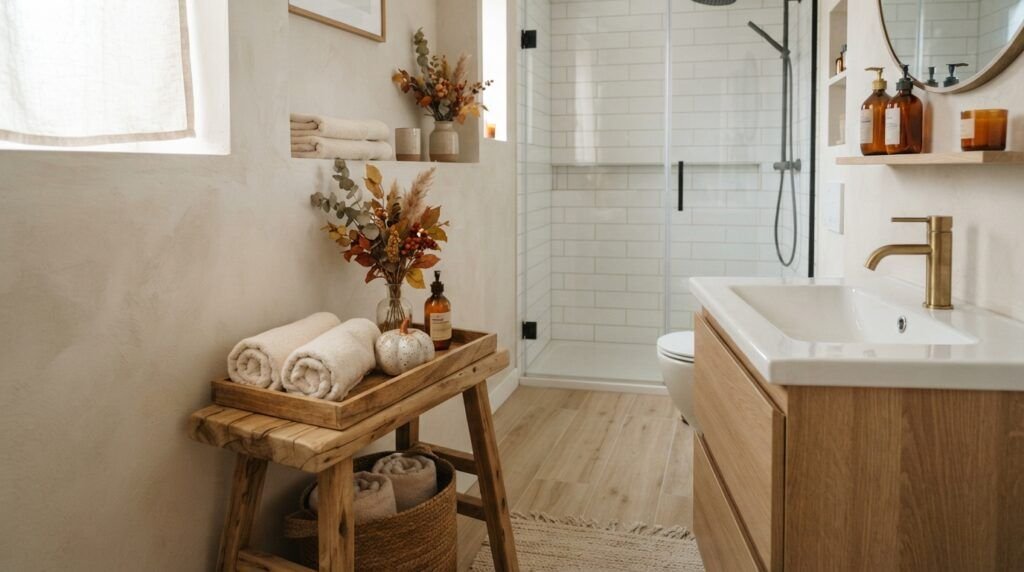 Fall Bathroom Decor