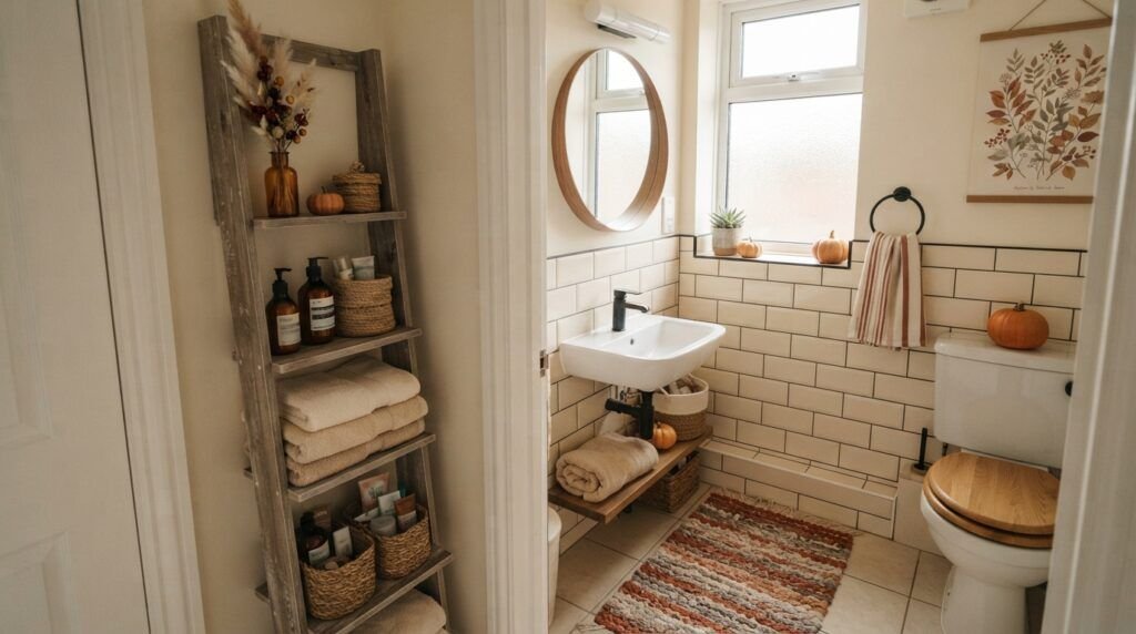 Fall Bathroom Decor