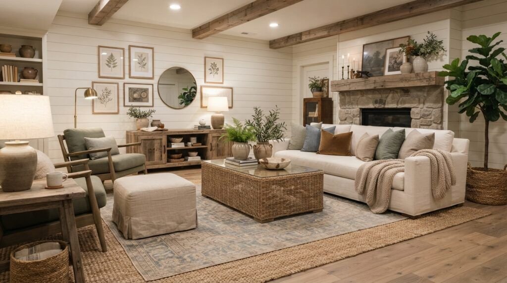 Basement Living Room Ideas