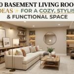 20 Basement Living Room Ideas for a Cozy, Stylish & Functional Space