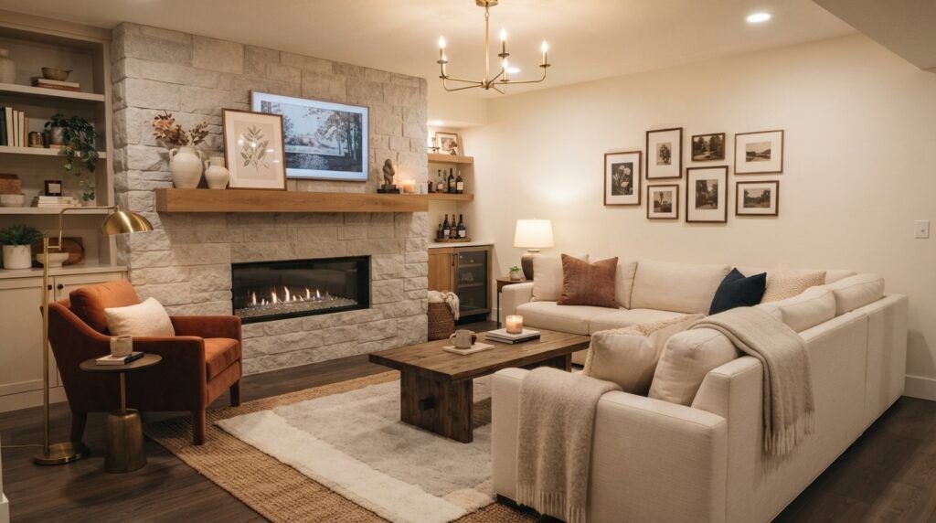 Basement Living Room Ideas