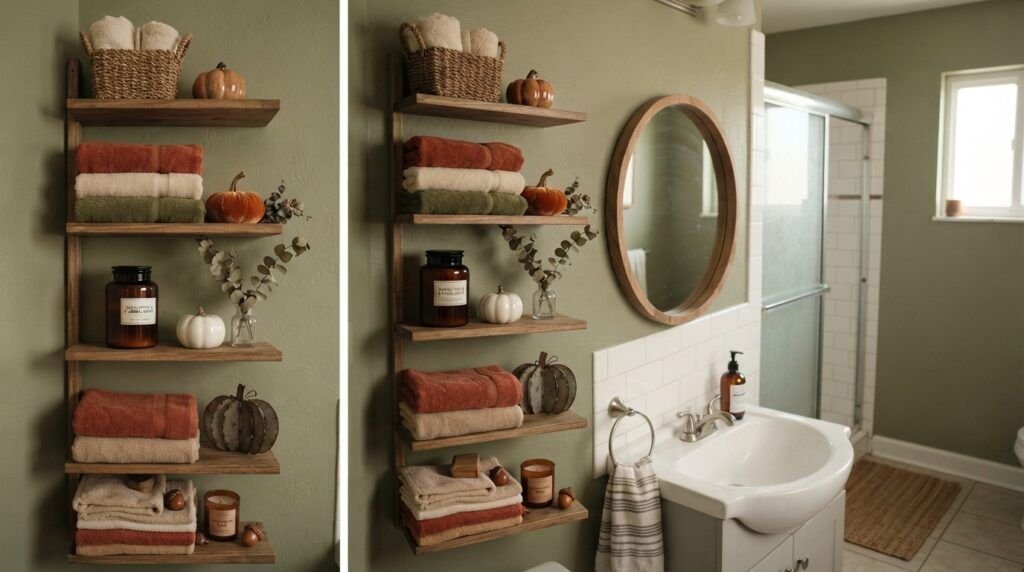 Fall Bathroom Decor