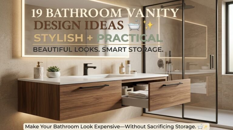 Read more about the article 19 Bathroom Vanity Design Ideas That Look Stylish and Practical