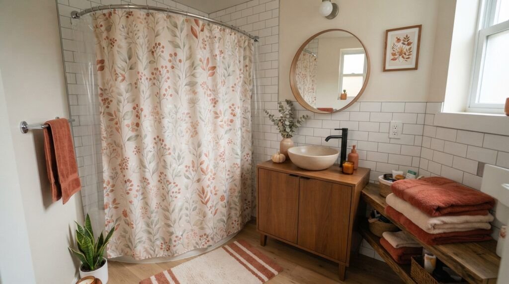 Fall Bathroom Decor