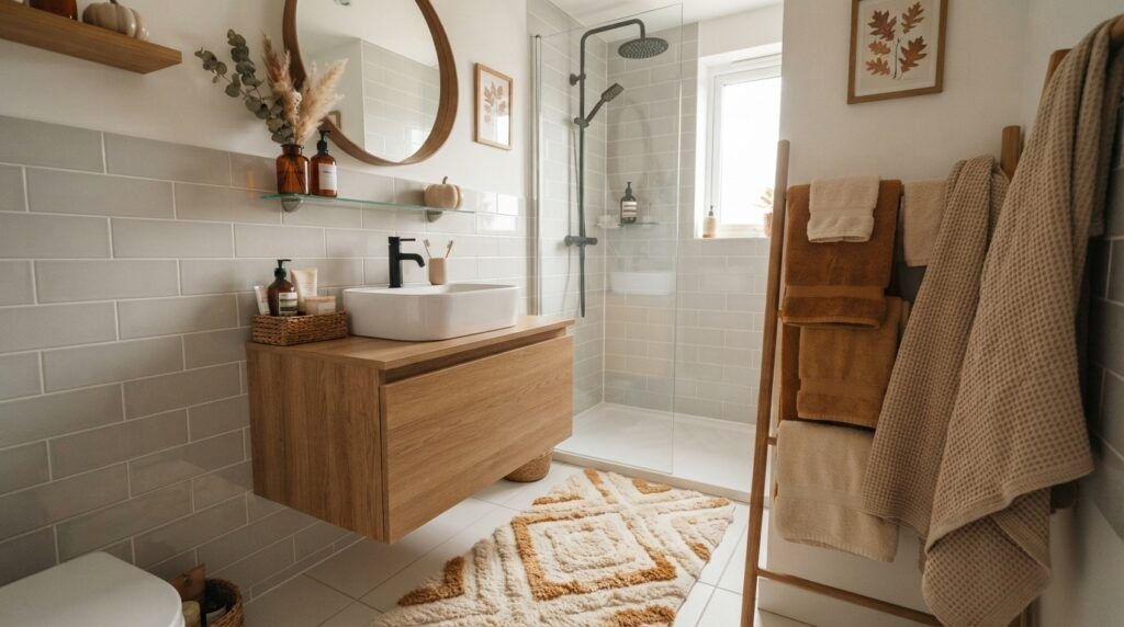 Fall Bathroom Decor