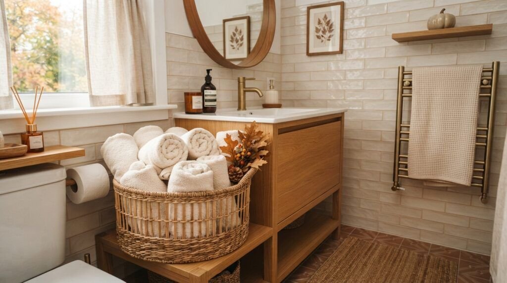 Fall Bathroom Decor