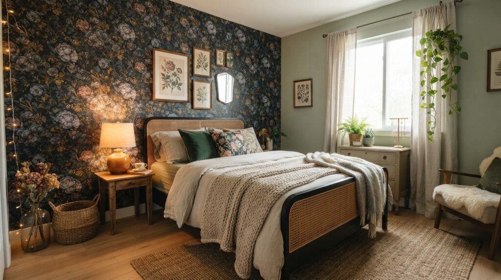 Dark Whimsical Bedroom