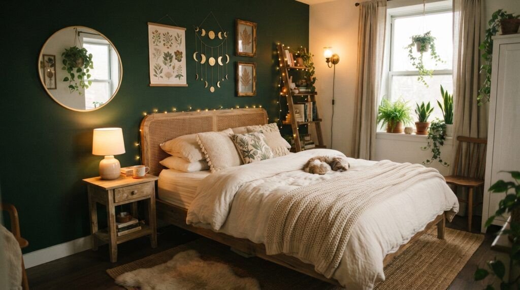 Dark Whimsical Bedroom