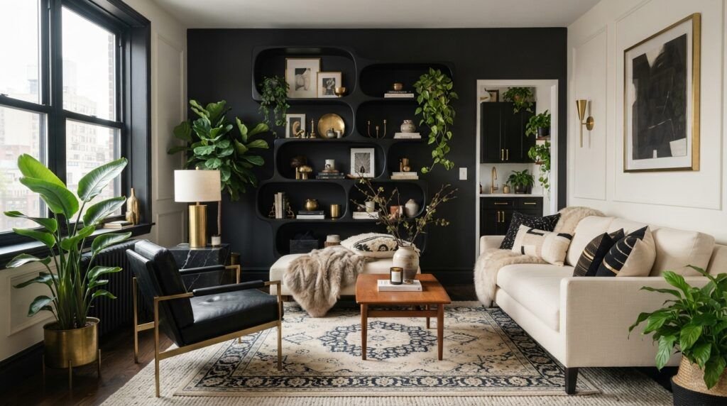 Black Nouveau Decor