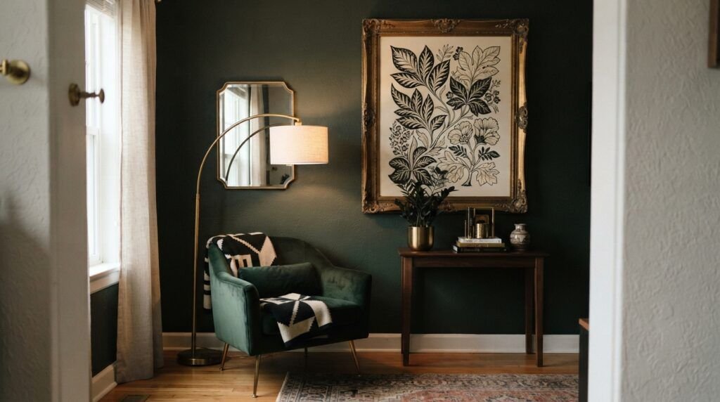 Black Nouveau Decor