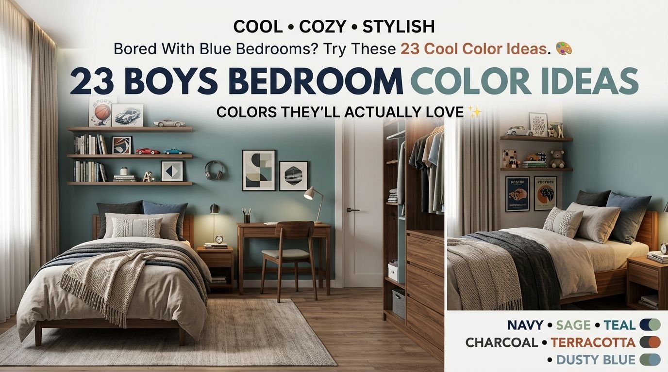 You are currently viewing 23 Boys Bedroom Color Ideas for a Cool and Cozy Space