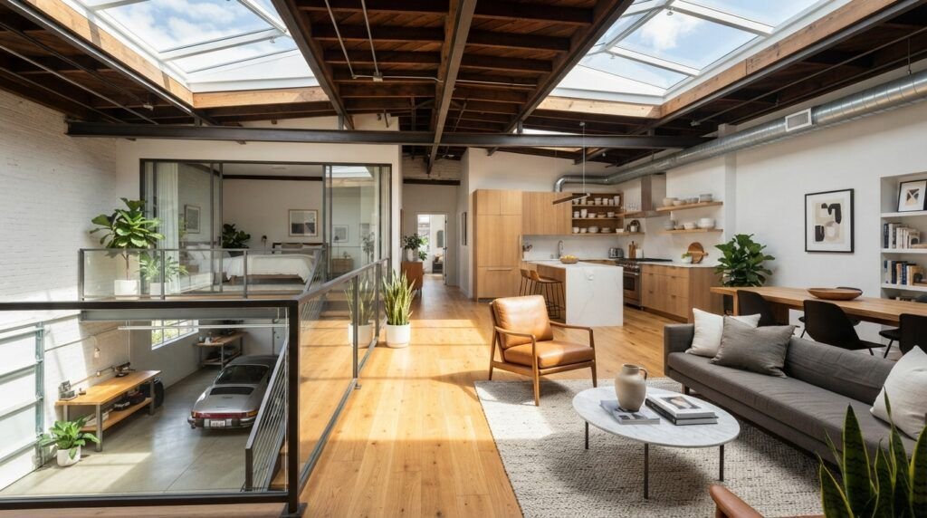 Garage Designs with Loft