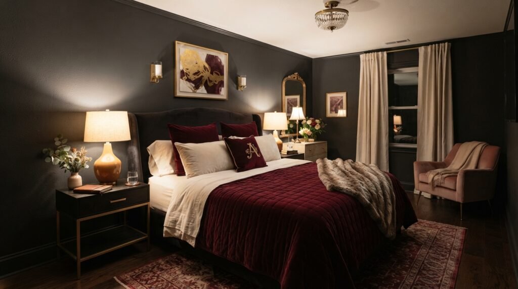 Dark Feminine Bedroom