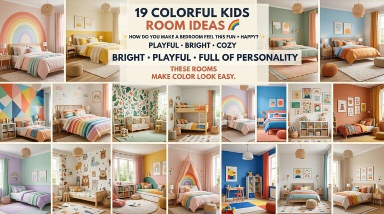 Read more about the article 19 Colorful Kids Room Ideas for a Fun & Happy Bedroom