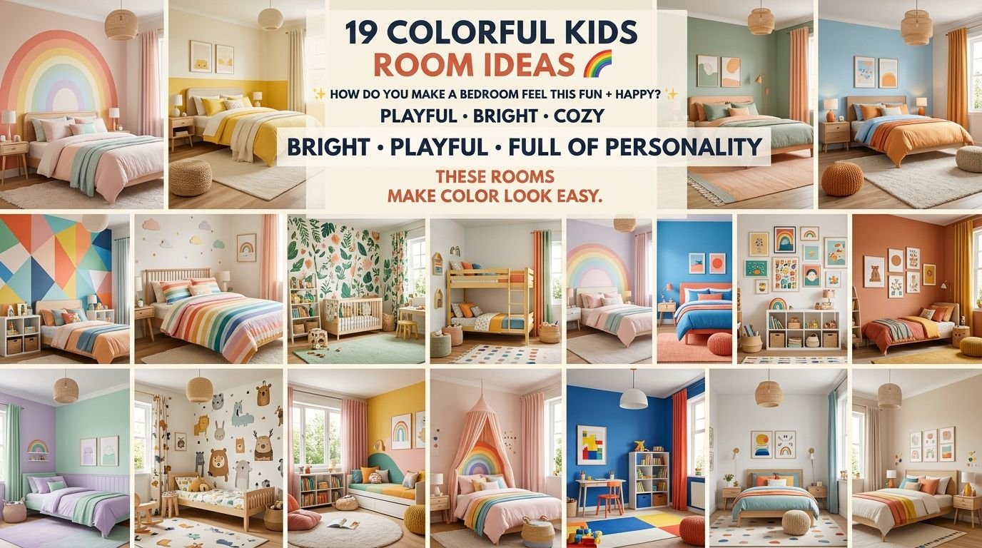 You are currently viewing 19 Colorful Kids Room Ideas for a Fun & Happy Bedroom