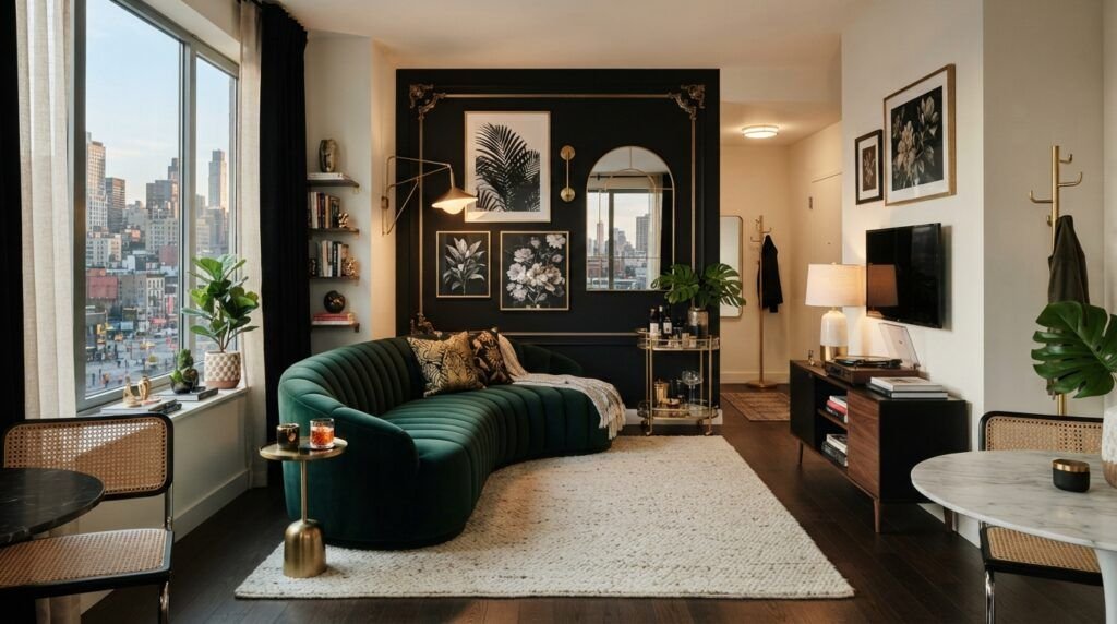 Black Nouveau Decor