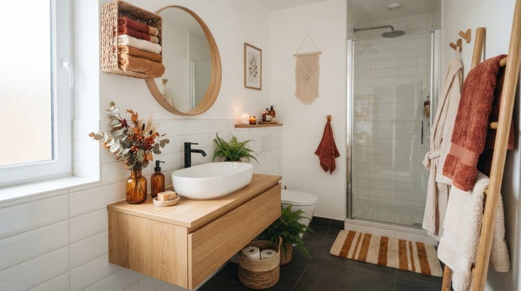 Fall Bathroom Decor