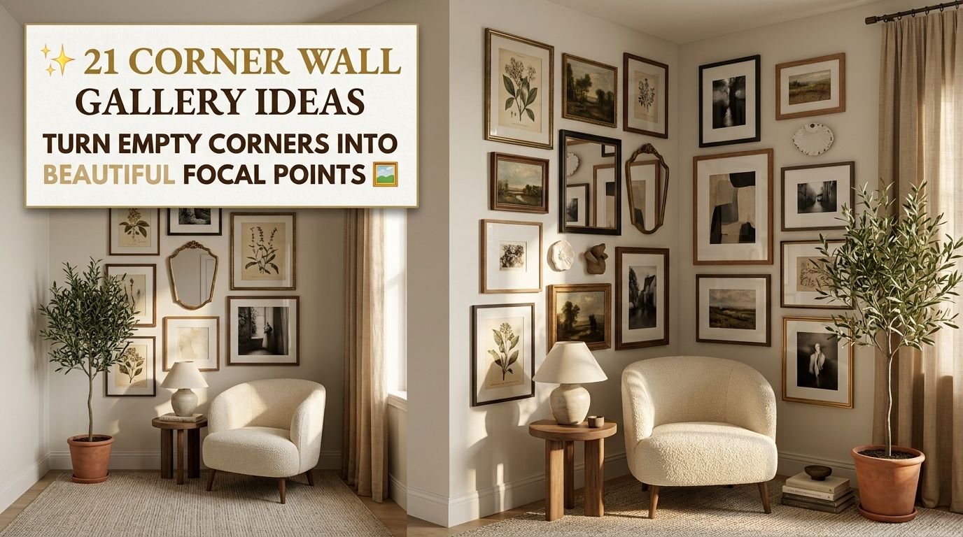 You are currently viewing 21 Corner Wall Gallery Ideas That Make Empty Corners Beautiful