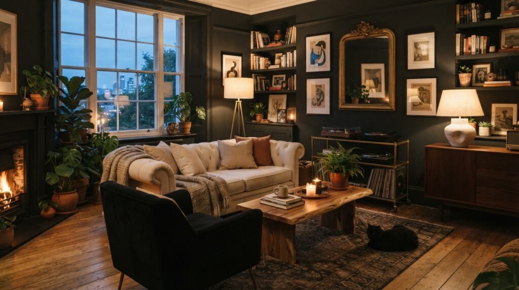 Black Nouveau Decor