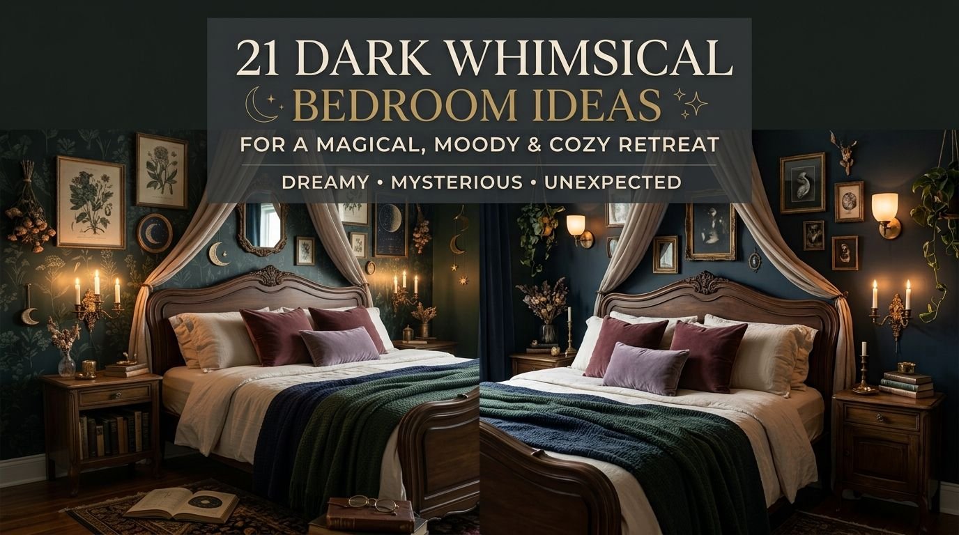 You are currently viewing 21 Dark Whimsical Bedroom Ideas for a Magical, Moody & Cozy Retreat