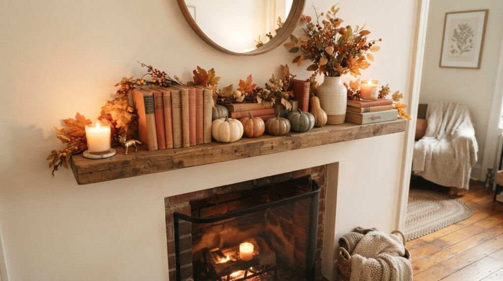 Fall Mantle Decor