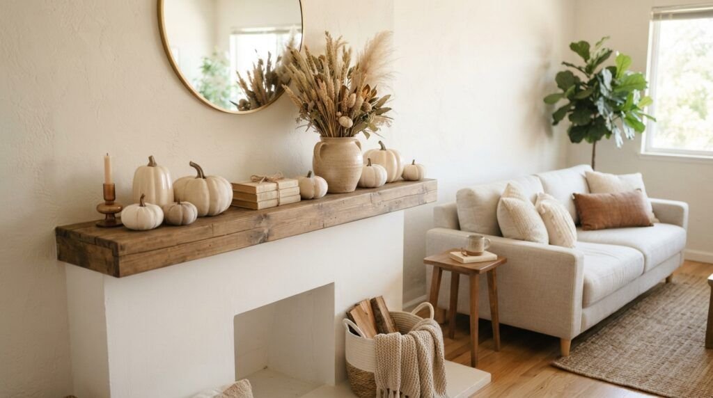 Fall Mantle Decor