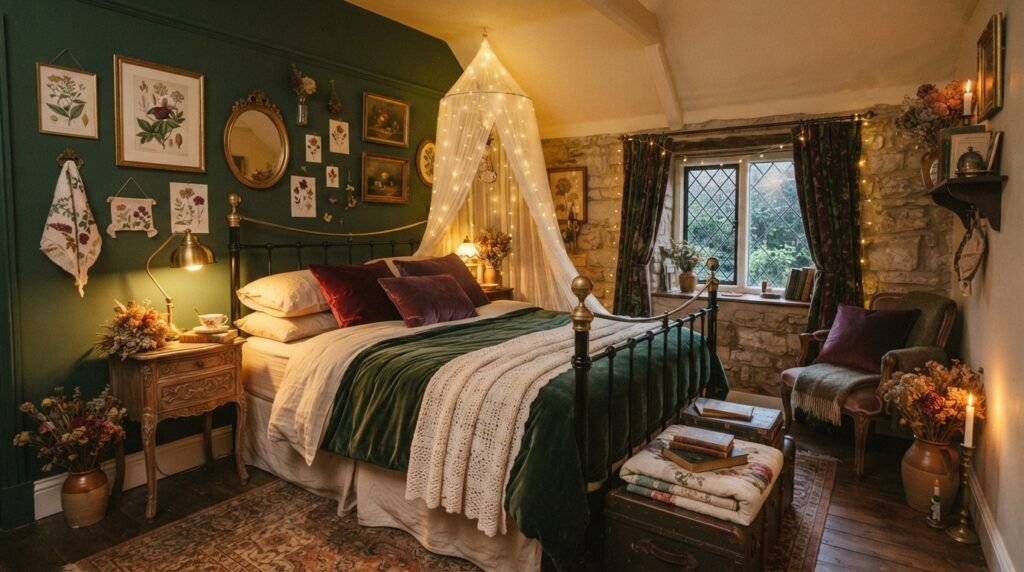 Dark Whimsical Bedroom