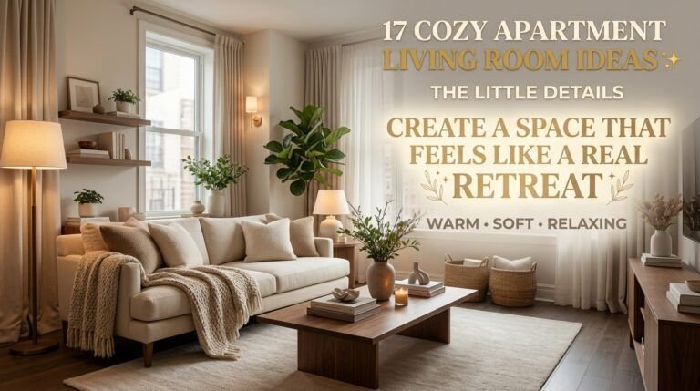 Read more about the article 17 Cozy Apartment Living Room Ideas to Create a Relaxing Retreat