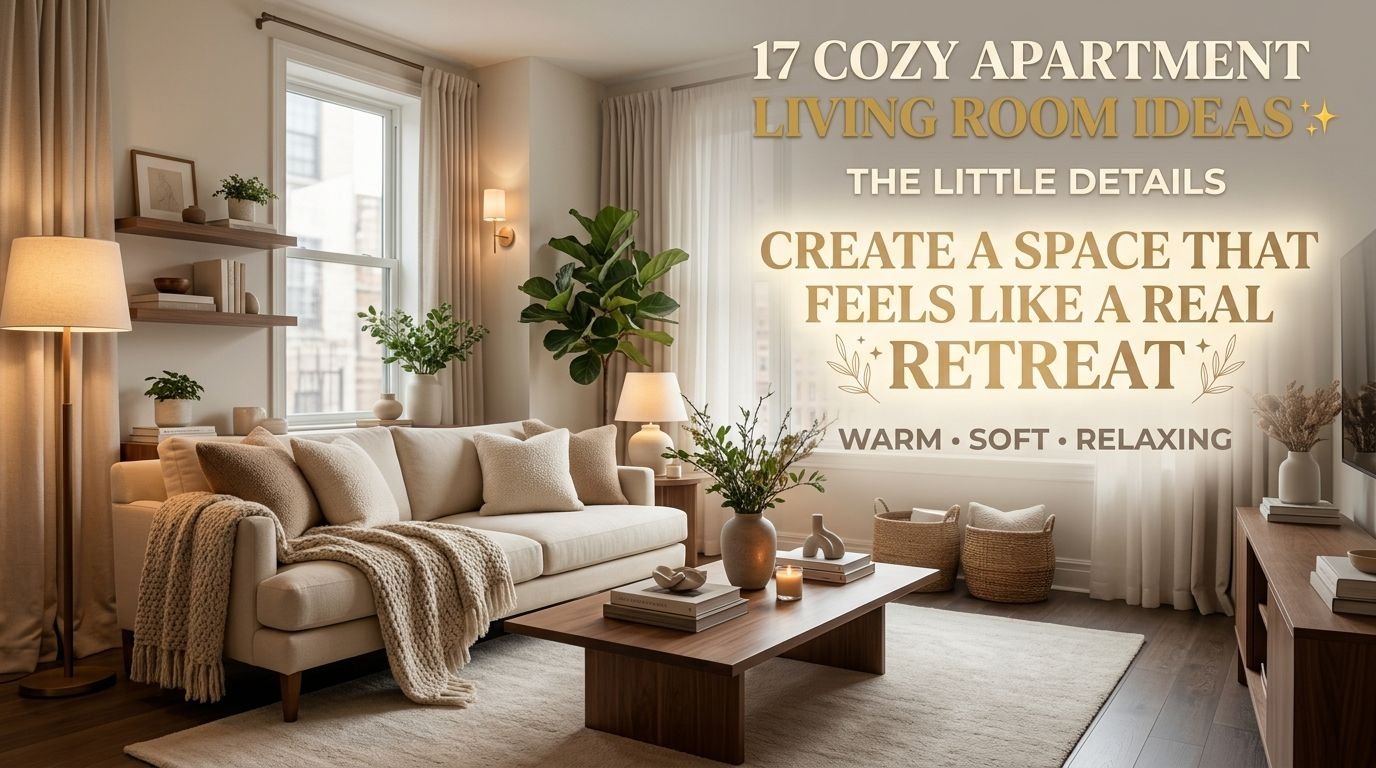 You are currently viewing 17 Cozy Apartment Living Room Ideas to Create a Relaxing Retreat